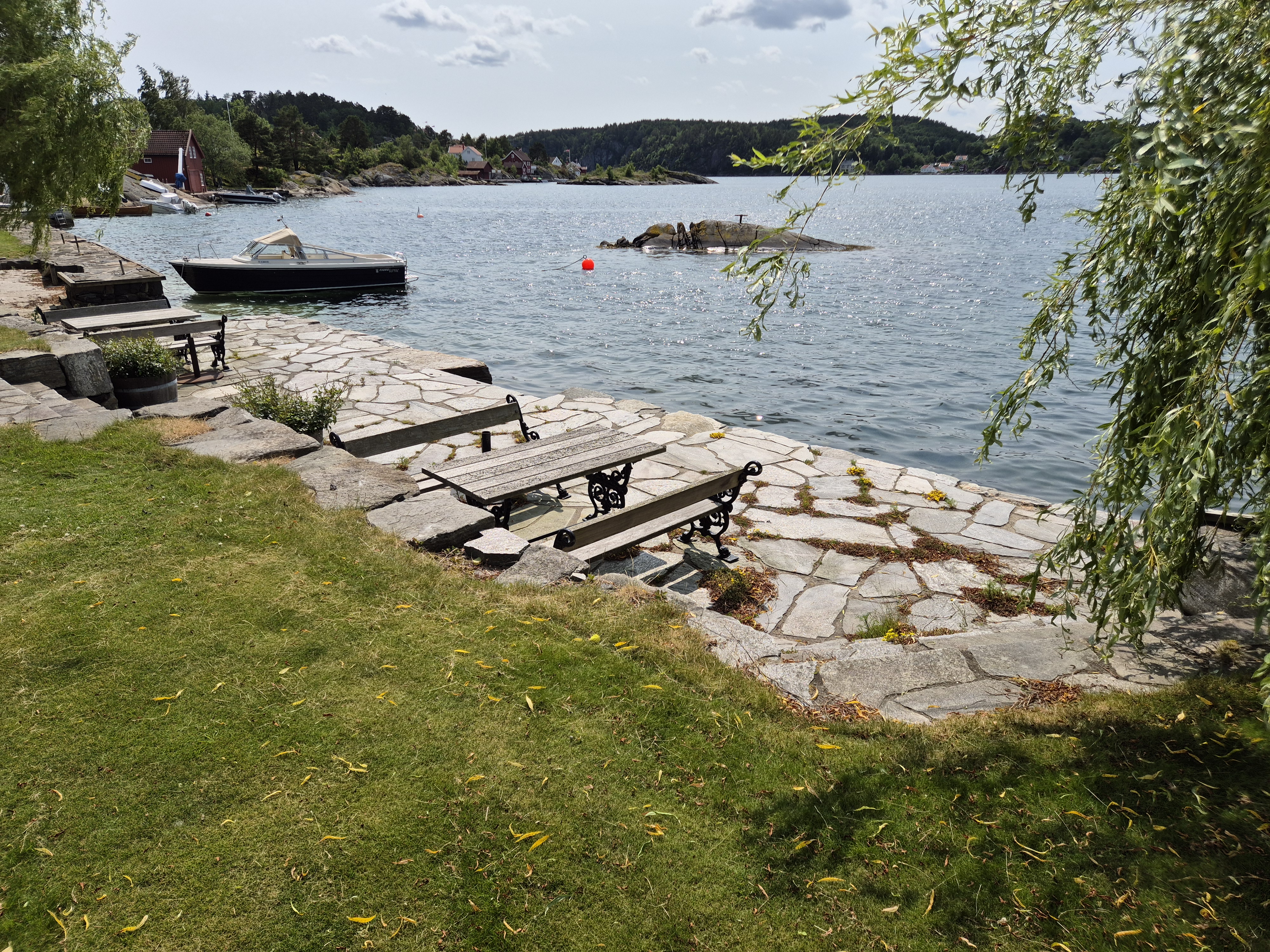 Tidligere prosjekt med opparbeidet brygge og uteområde